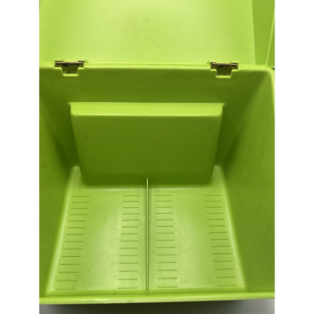 Vintage Betty Crocker Recipe Card Library File Box Green Apple/Avocado BOX ONLY - Picture 7 of 8